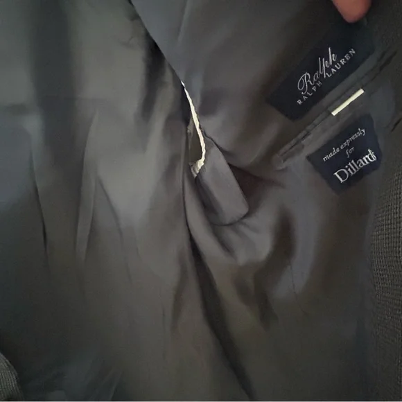 Ralph Lauren Grey Tweed Blazer Sport Coat Jacket